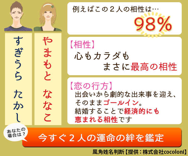 風角姓名判断