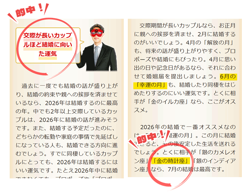 田中みな実さんの婚期的中